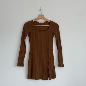 DONATING 6/18 Oak + Fort Brown Long sleeve Dress